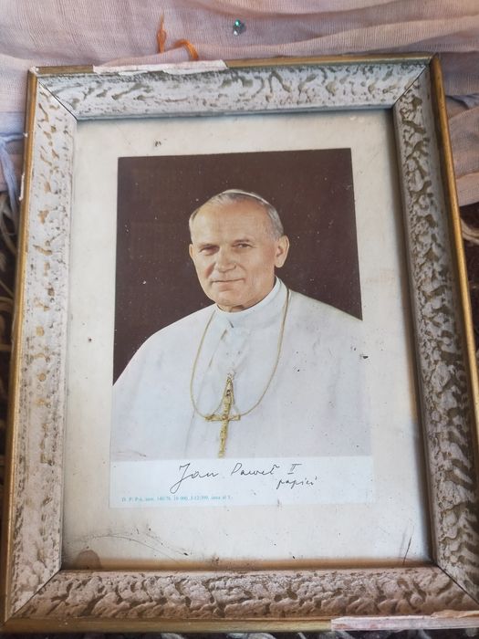 Obrazy obrazki święte JP II matka boska dewocjonalia