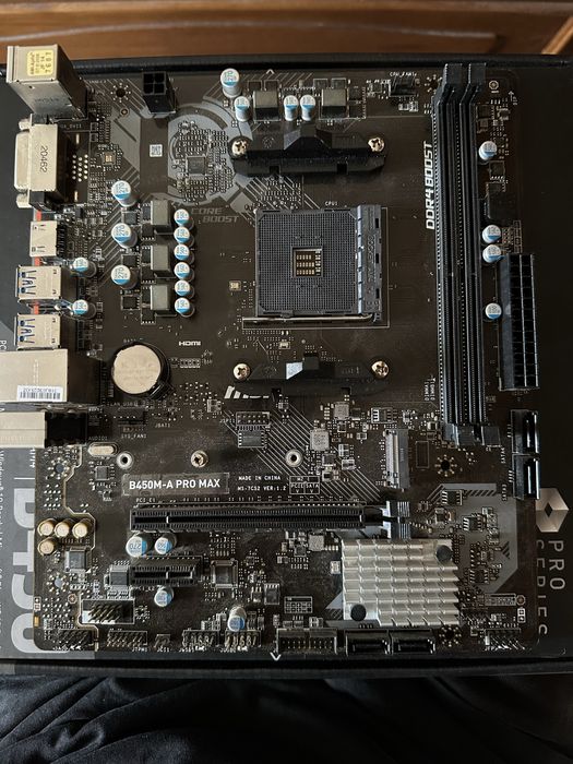 Материнская плата MSI B450M-A PRO MAX