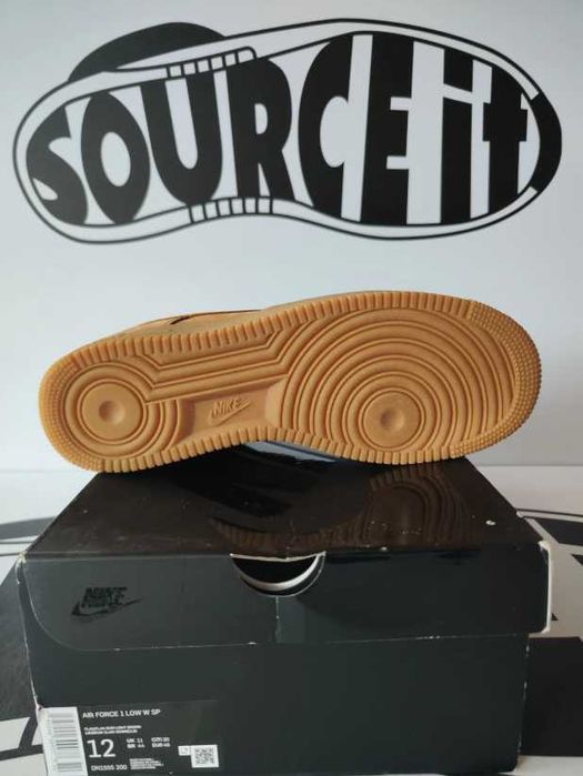 Buty meskie Mokasyny Nike_Air_Force_1_Low_Supreme_Brown R.43