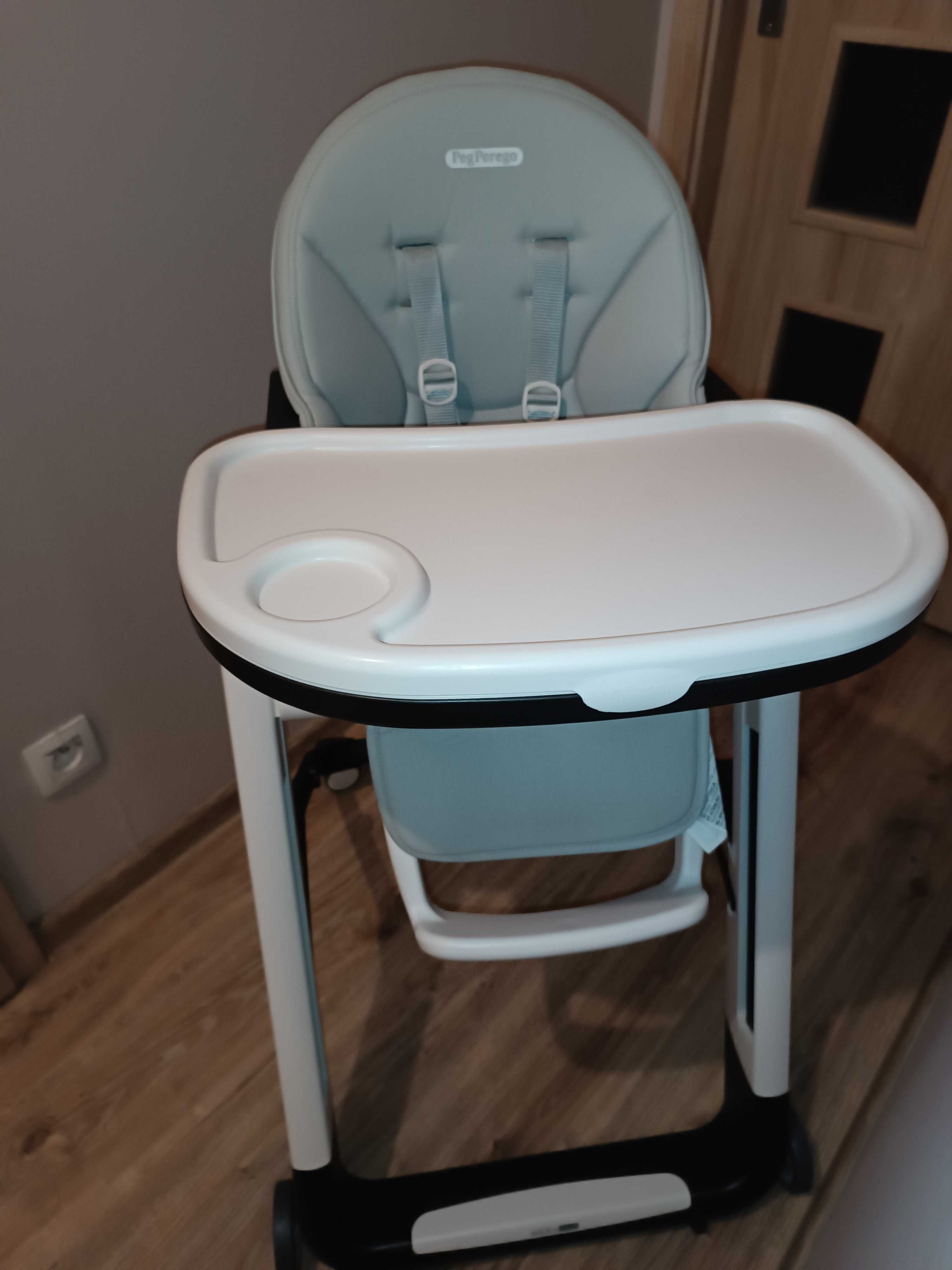 Krzesło do karmienia Peg Perego. Minimalnie używane. Pomoc z dostawą.