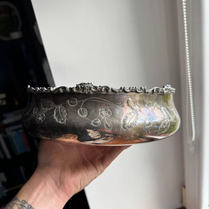 Owocarka/Patera Srebro p.800 Włochy pierwsza połowa XX wieku