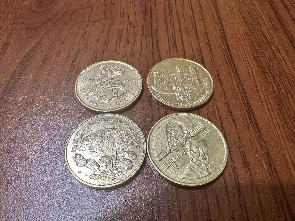 Monety 2 zł z 1996r 4szt (komplet) KOPIA