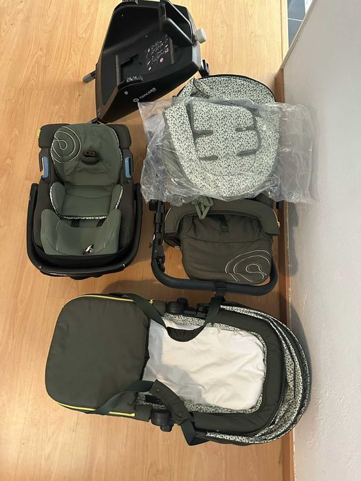 Conjunto Cadeira, Ovo e Berço Concord + Isofix