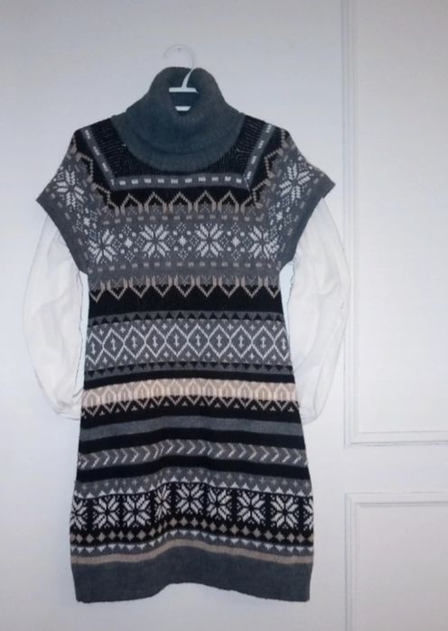 Vestido de inverno em malha tam M