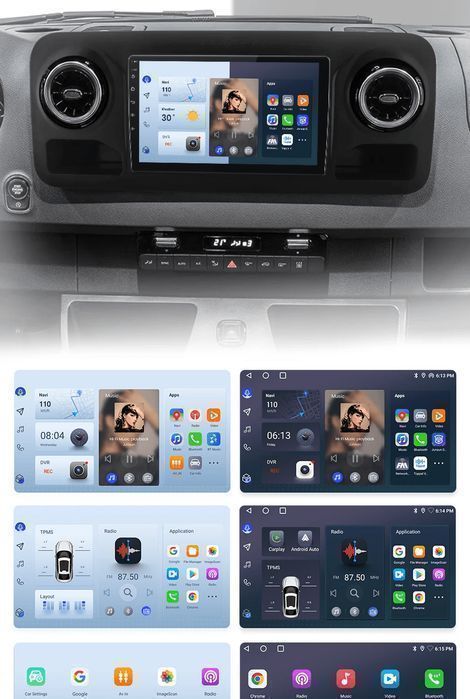 Radio Android 10.1" do Mercedes-Benz Sprinter 2018 - 2022, 8GB 256GB