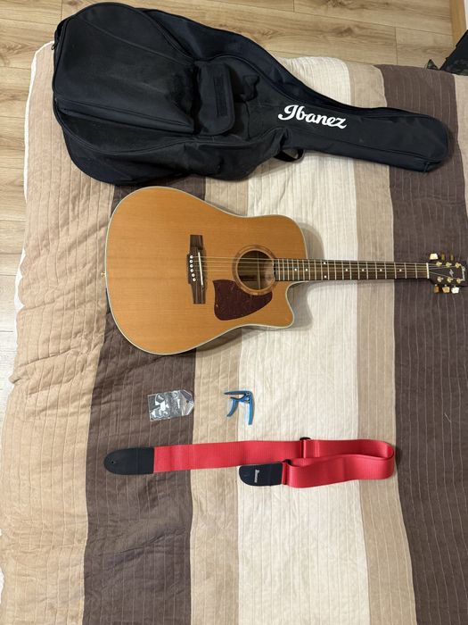 Gitara elektroakustyczna Ibanez Artwood cutaway gold