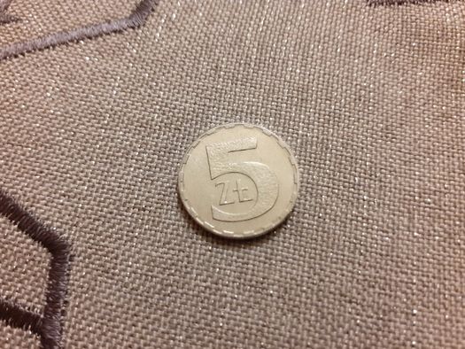 Moneta 5 zł. z roku 1990