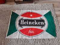 Heineken flaga płócienna 140/95 + szklaneczki