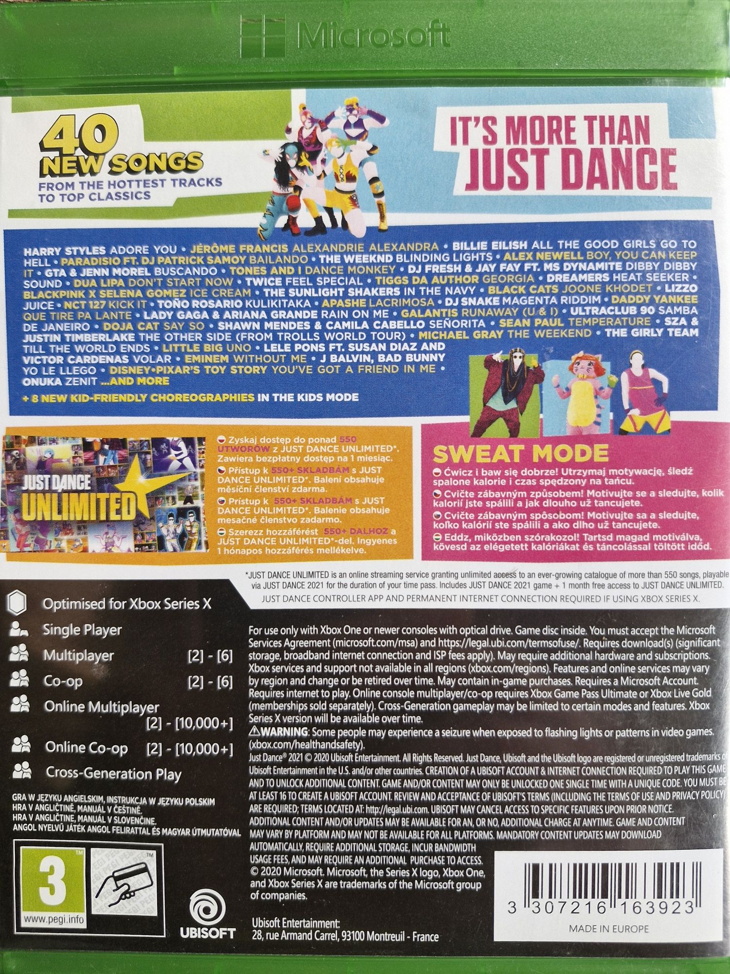 Just Dance 2021 gra na Xbox one, Xbox Series X