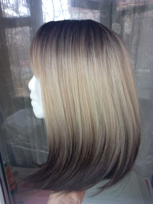 Эффектный термостойкий парик каре