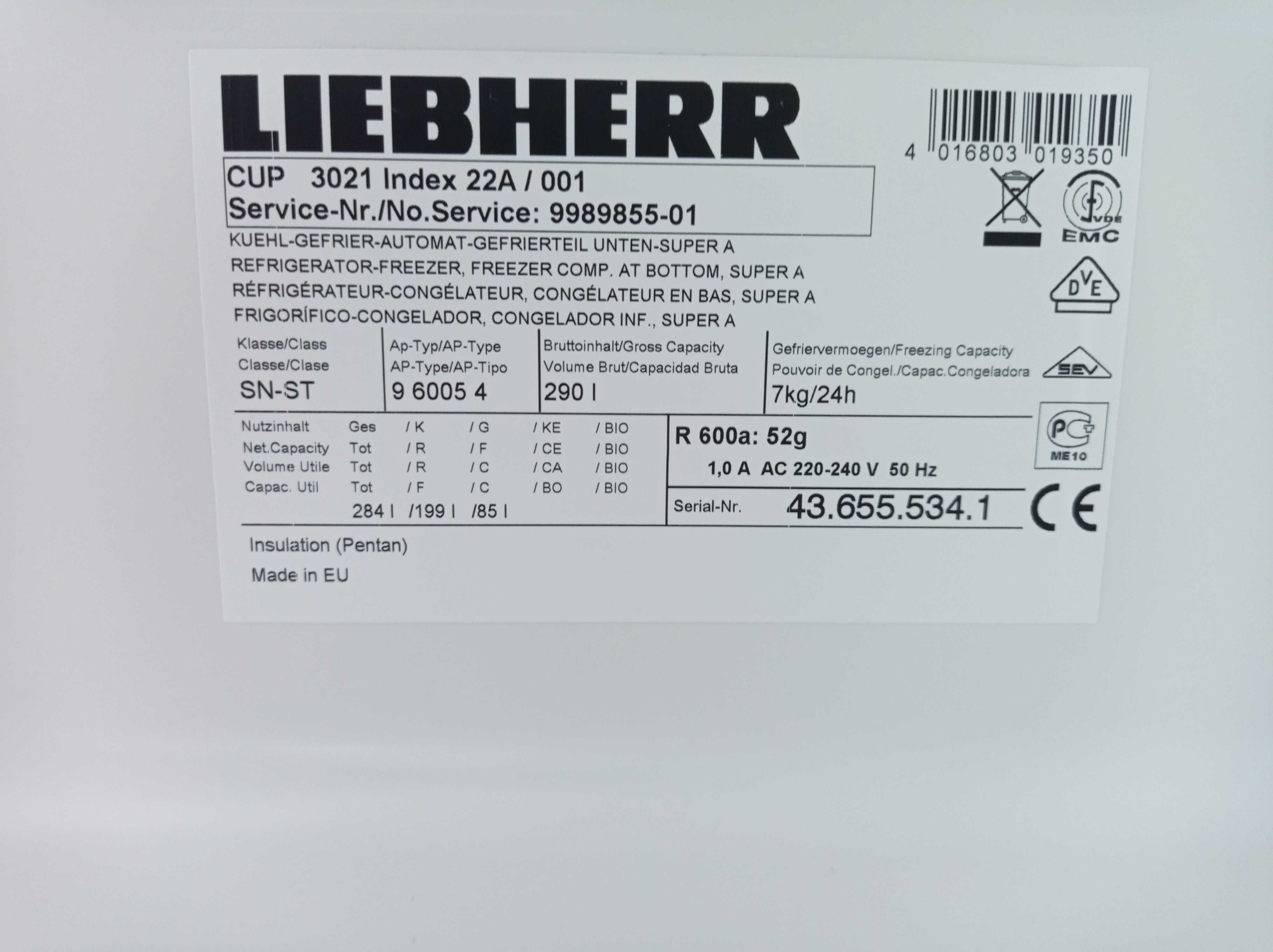 liebherr CUP 3021