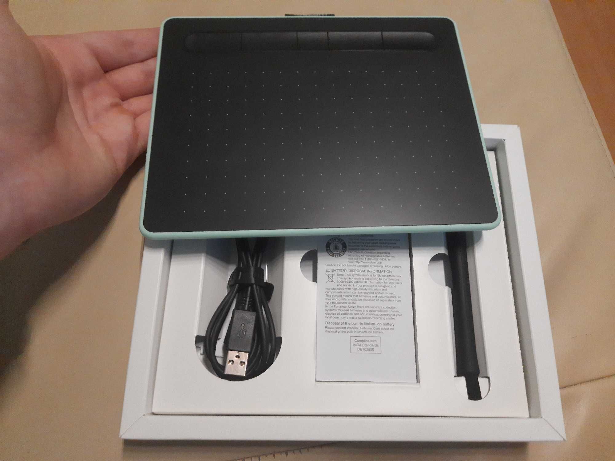 Tablet graficzny Wacom Intuos S BT pistacjowy