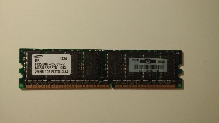 Pamięć RAM DDR 256MB Samsung PC2700