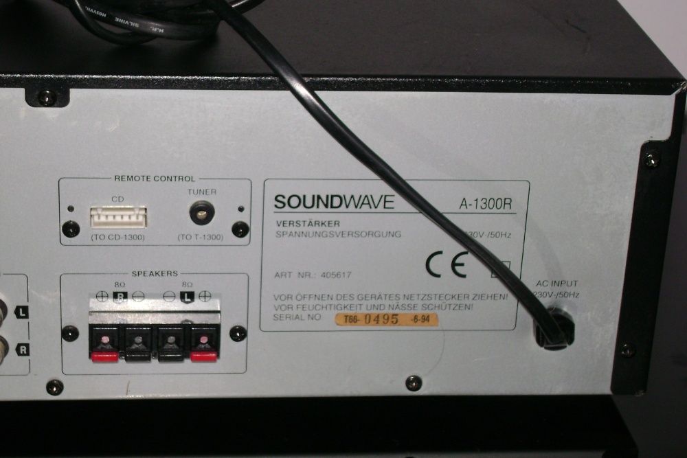 SOUNDWAVE A-1300R Solidny wzmacniacz stereo hi-fi Wysyłka
