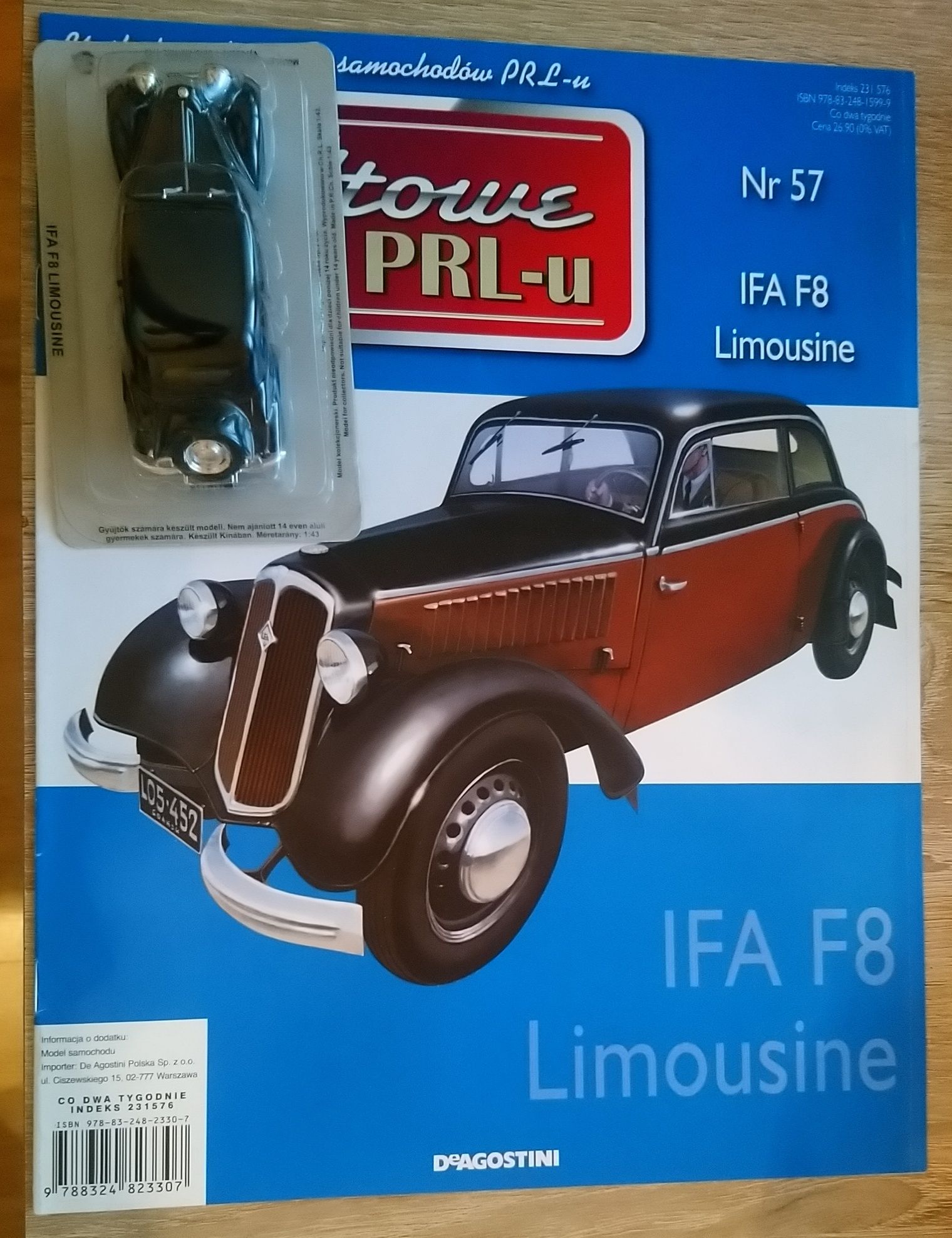 Kultowe auta PRL IFA F8 Limousine nr 57