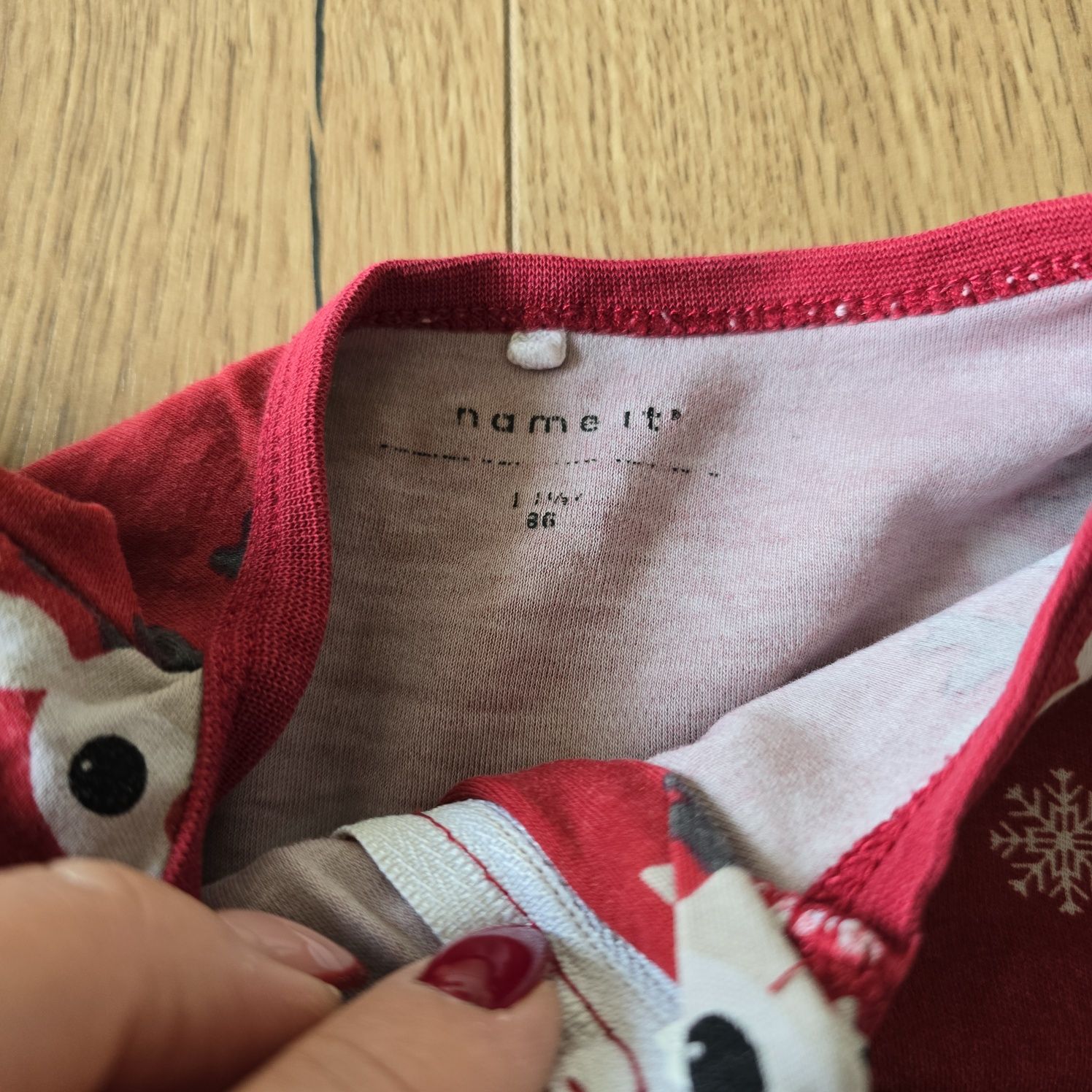Piżama pajacyk kombinezon kappalah Name it 86 bawełna lindex Zara newb