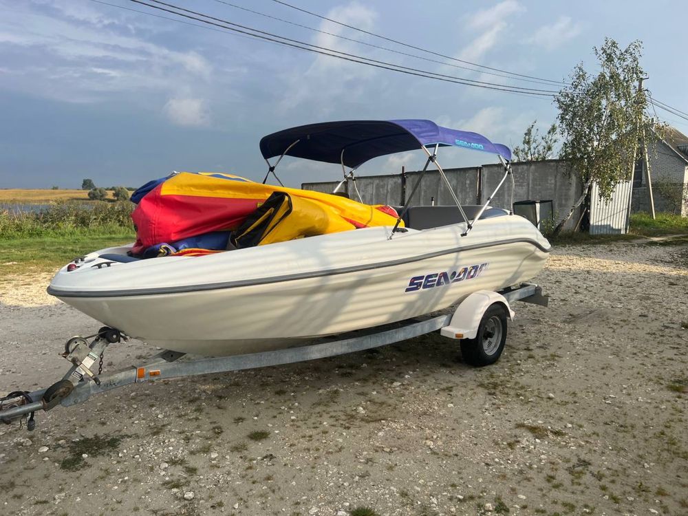 Катер Sea Doo BRP Bombardier Challenger 2t 2 двигуна 2000 рік