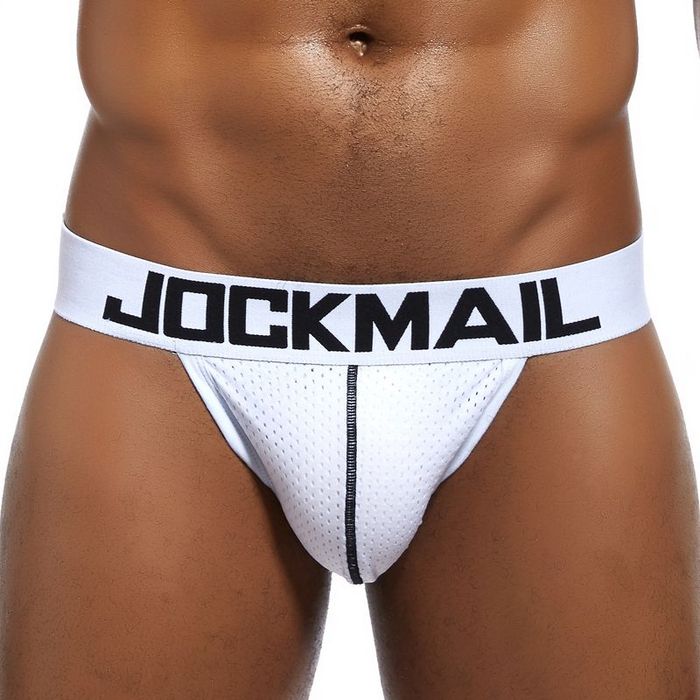 Męskie Otwarte Slipy Jockstrap dla sportowców JOCKMAIL - M