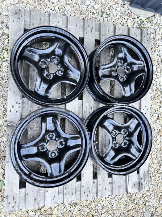 4xfelga stalowa (strukturalna) 15” OPEL (4x100 ET39) z TPMS