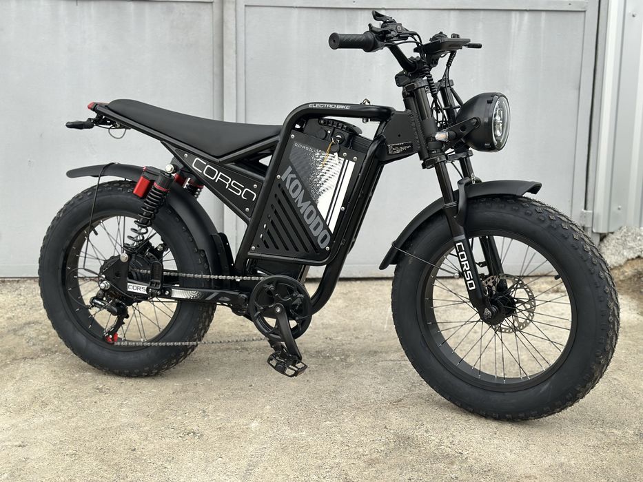 Електричний фетбайк Corso Komodo 1000w 48V18Ah ‼️в наявності‼️