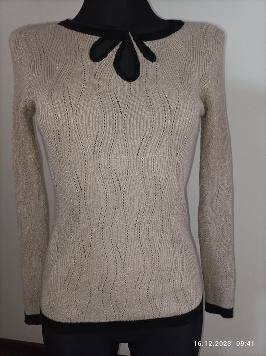 Sweterek , sweter, bluzka , złota nitka Orsay S