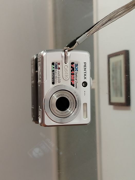 Aparat cyfrowy retro vintage małpka Pentax Optio E25