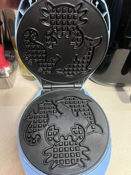 Gofrownica silvercrest zwierzatka morskie teflon delfin rak konik