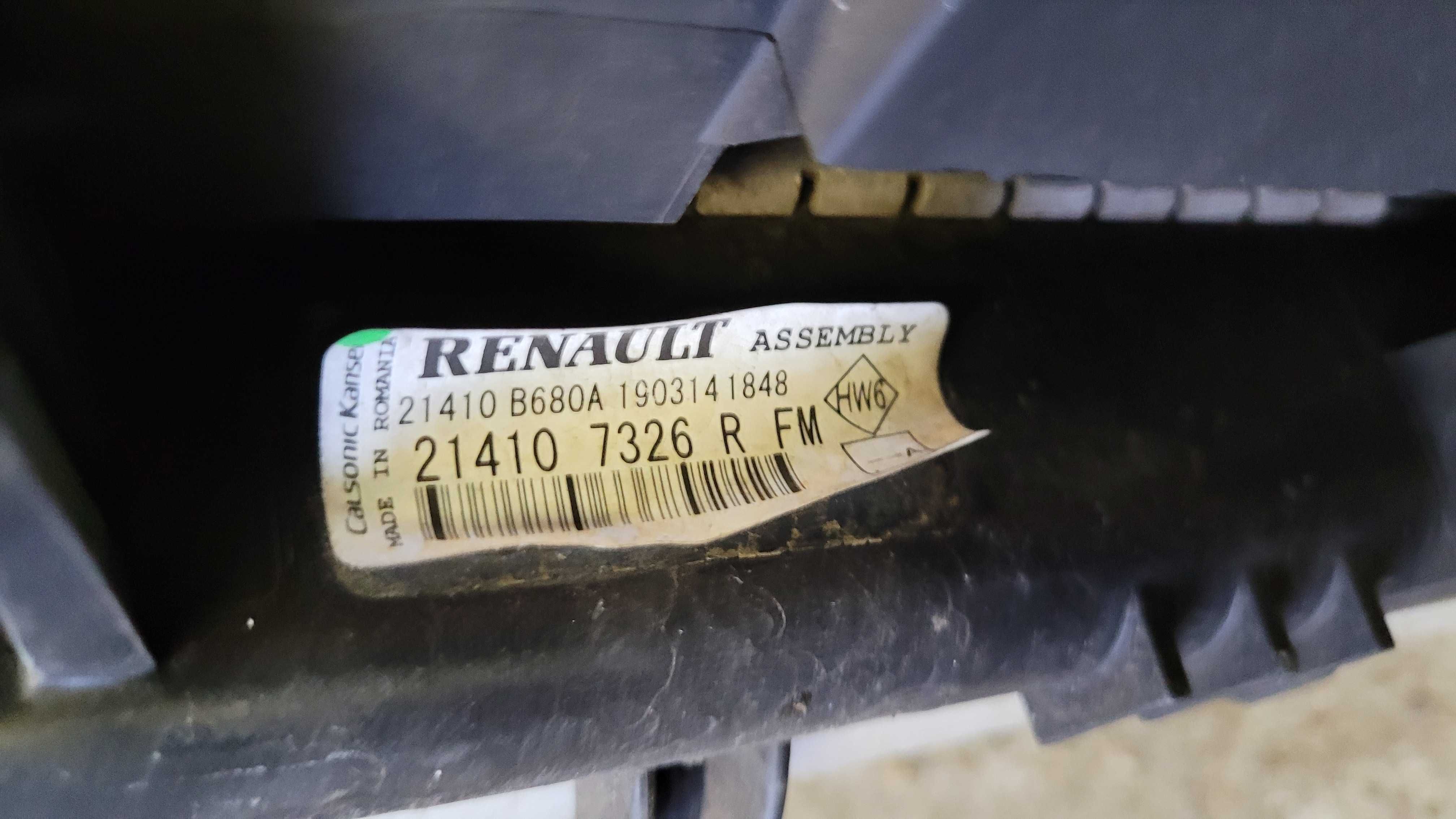 chłodnica pas przód belka żaluzja wentylator  0.9 tce Renault clio IV