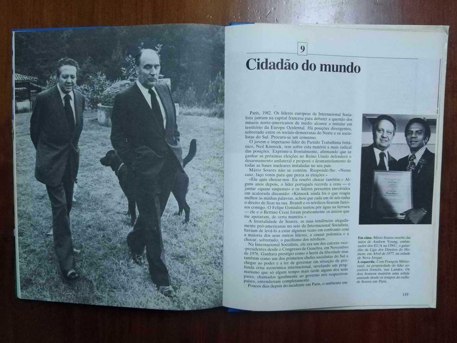 Livro - Os Grandes Líderes *Mário Soares*