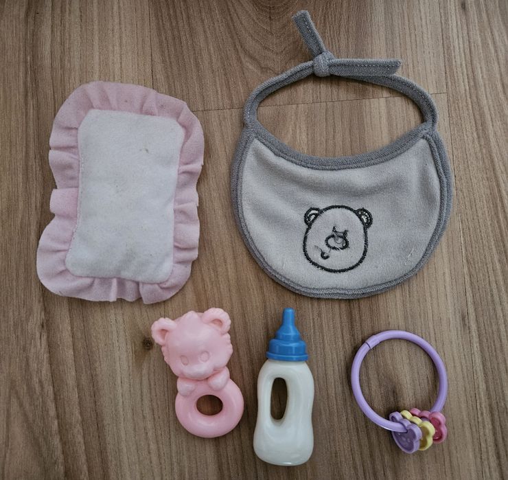 Wózek dla lalek spacerowy Doris + lalka z akcesoriami