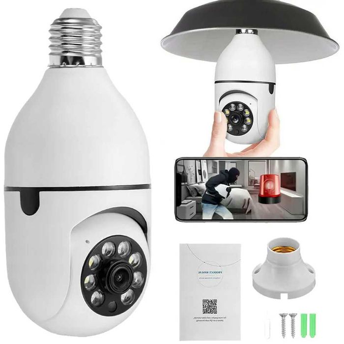 Kamera obrotowa wifi fullhd niania gwint żarówka e27