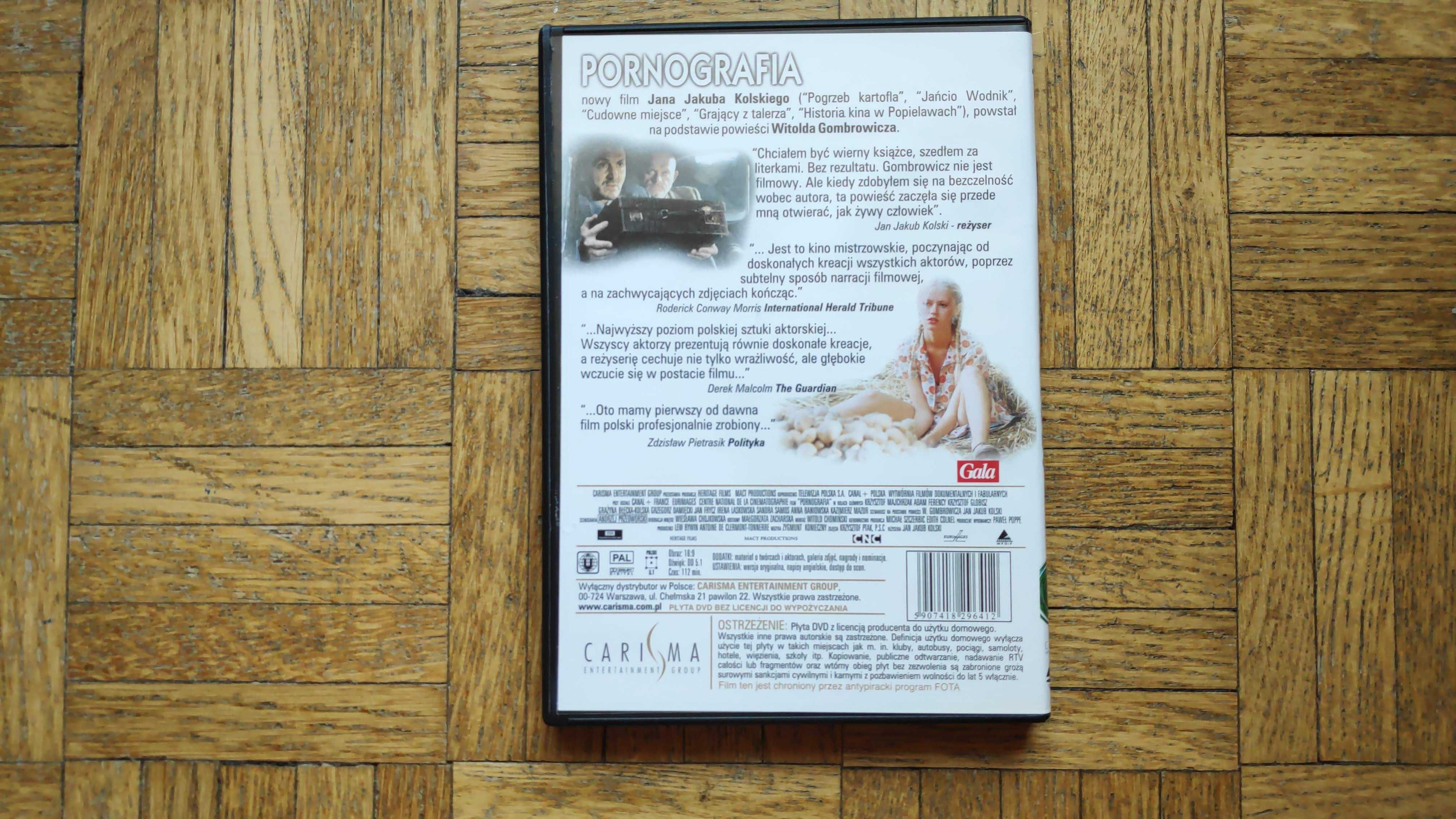Pornografia (2003), film DVD