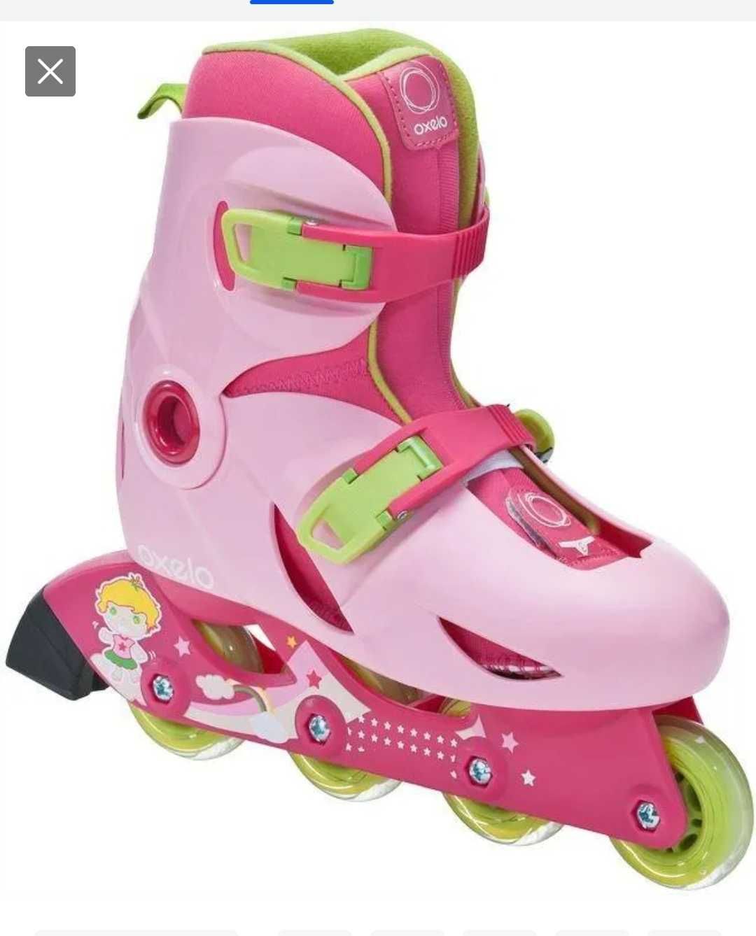 Rolki 26-28 różowe Oxelo Decathlon
