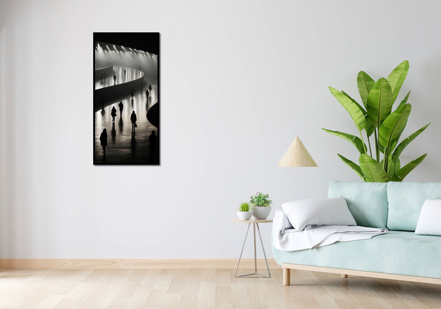 Plakat 50x100cm Promienie w Cieniu