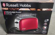 Nowy podwójny toster opiekacz Russell Hobbs w kolorze Flame Red