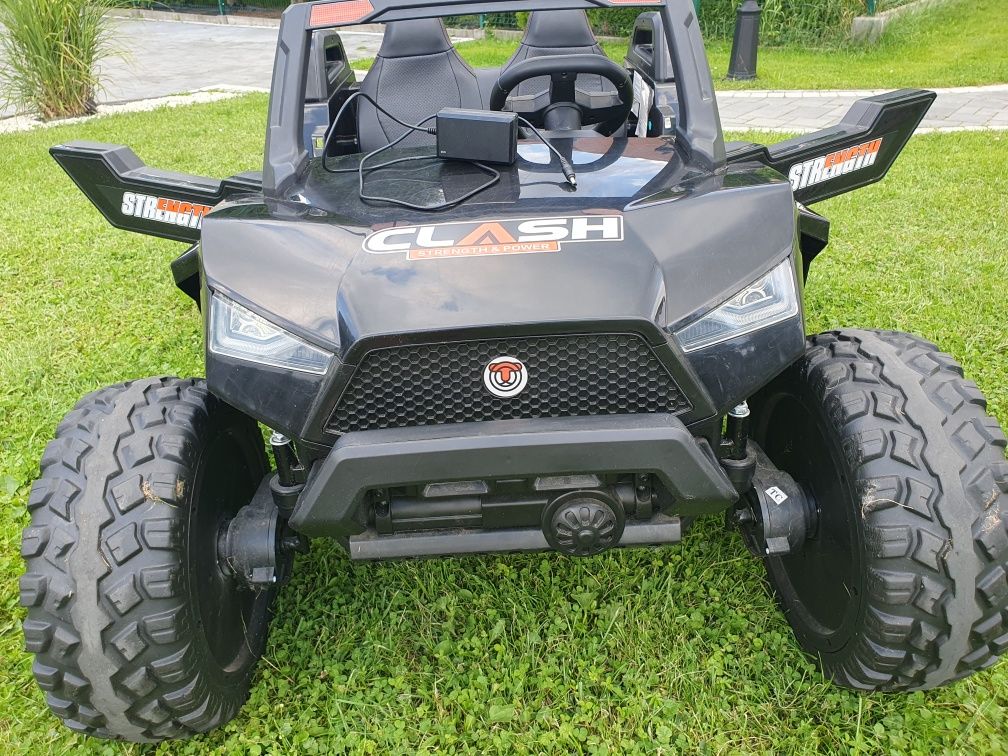Auto na akumulator Mega Duże Buggy Clash - osobowy 24 Volt 4x4 Pilot