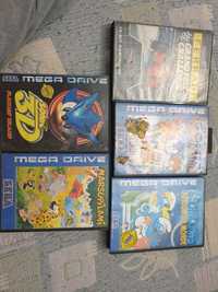 Sonic ,marsupilami, smurfs, ferrari. MEGA DRIVE