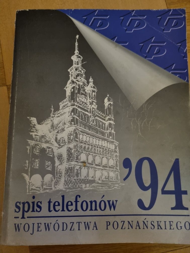 Książka telefoniczna woj poznańskiego 1994r.