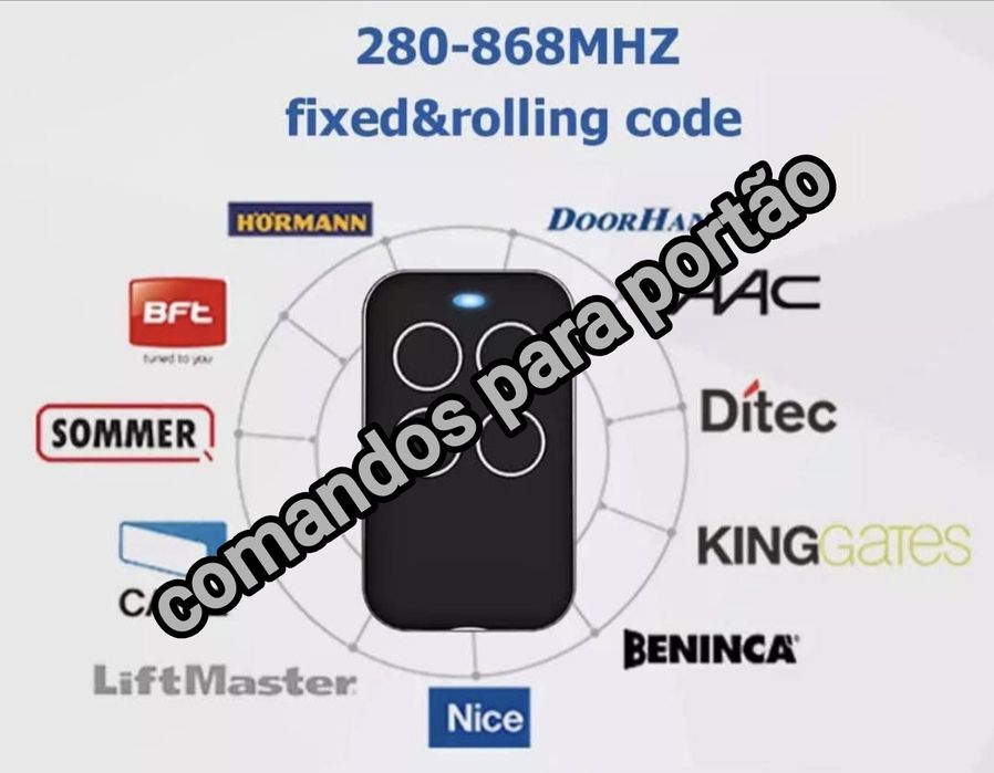Bft, motorline, Sommer, Nice, Ditec, proteção etc..
