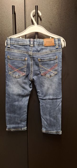 Jeansy Mayoral r.86 ocieplane