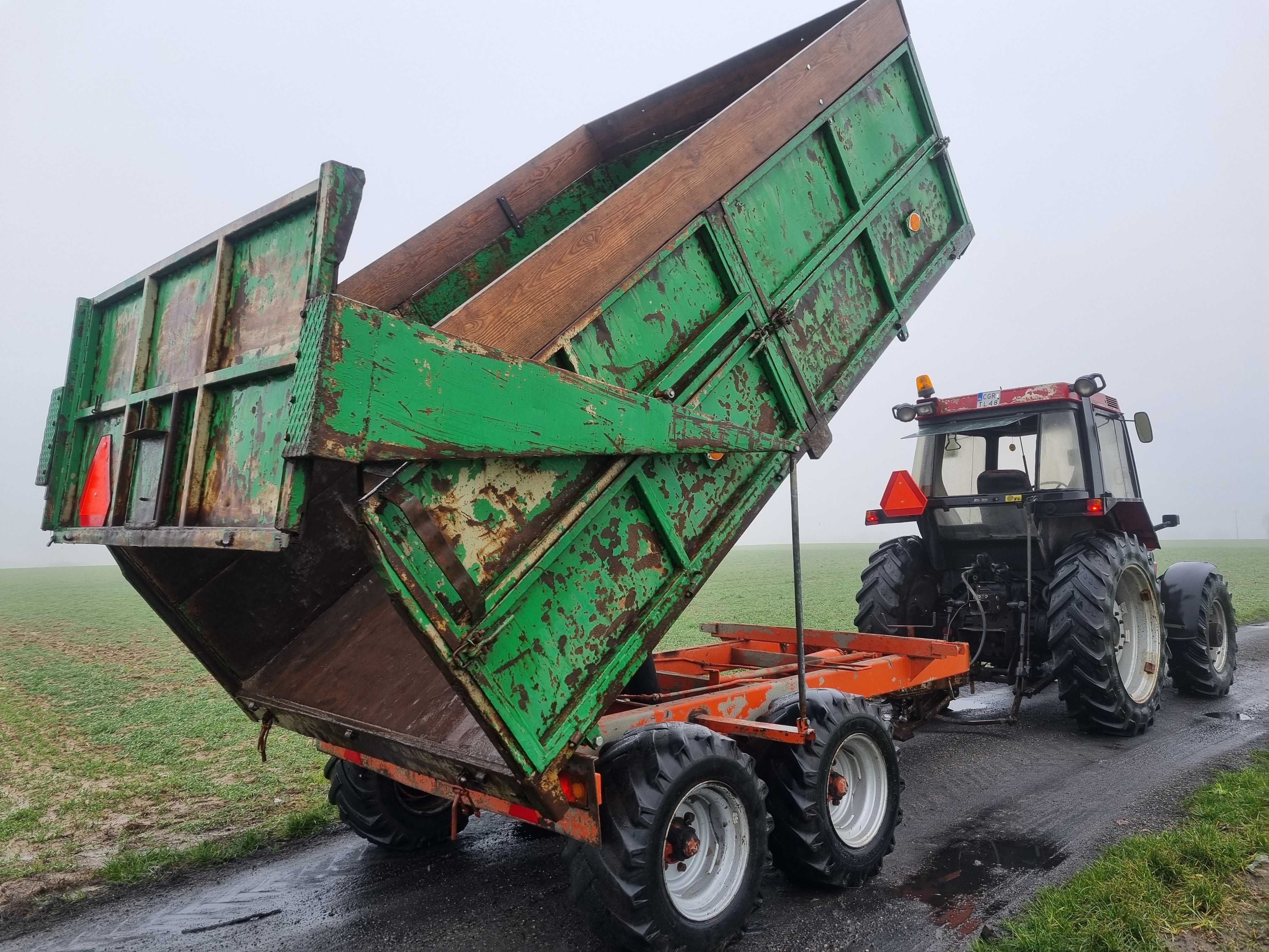 Przyczepa wywrotka tandem 8 ton Skorupa Agromet Warfama