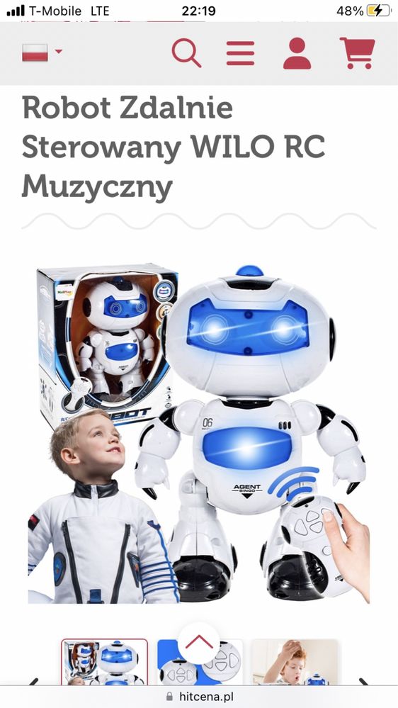 Muzyczny robot- zabawka