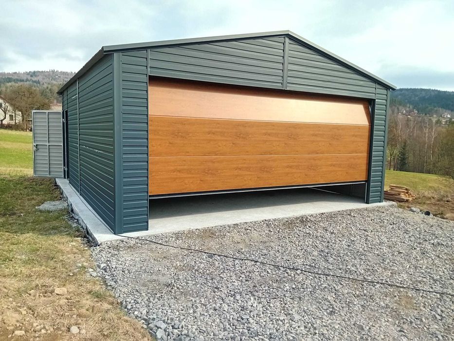 Garaż blaszak 6x5 Garaż blaszany Wiata Hala Producent 6x8 5x7 7x7 6x6