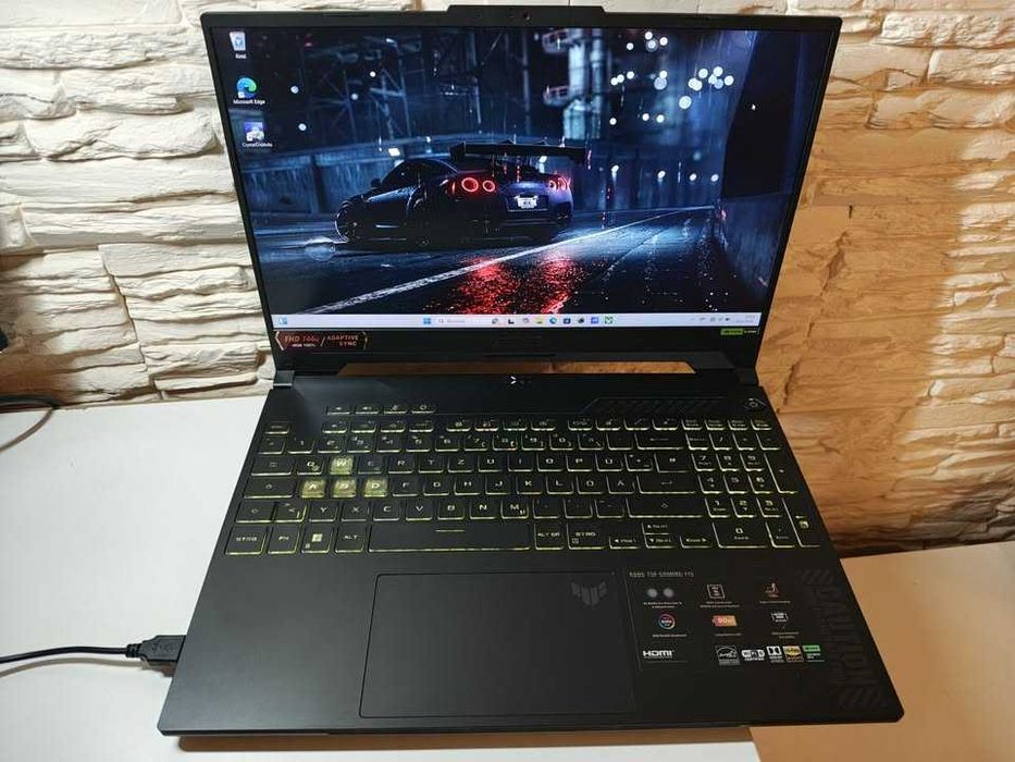 GAMINGOWY Laptop ASUS TUF R5 12x4.55Ghz16GB,RTX4050/140W-6GB/GW-12.25