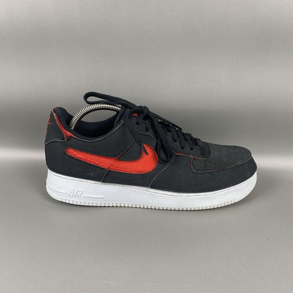 Nike Air Force 1/1 Shoes Black Chile Red DD2429-001 Кросівки Оригінал