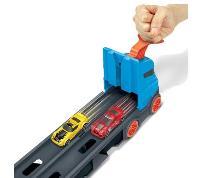 NOWY ! Transporter i tor wyścigowy  2w1 Hot Wheels HIT !