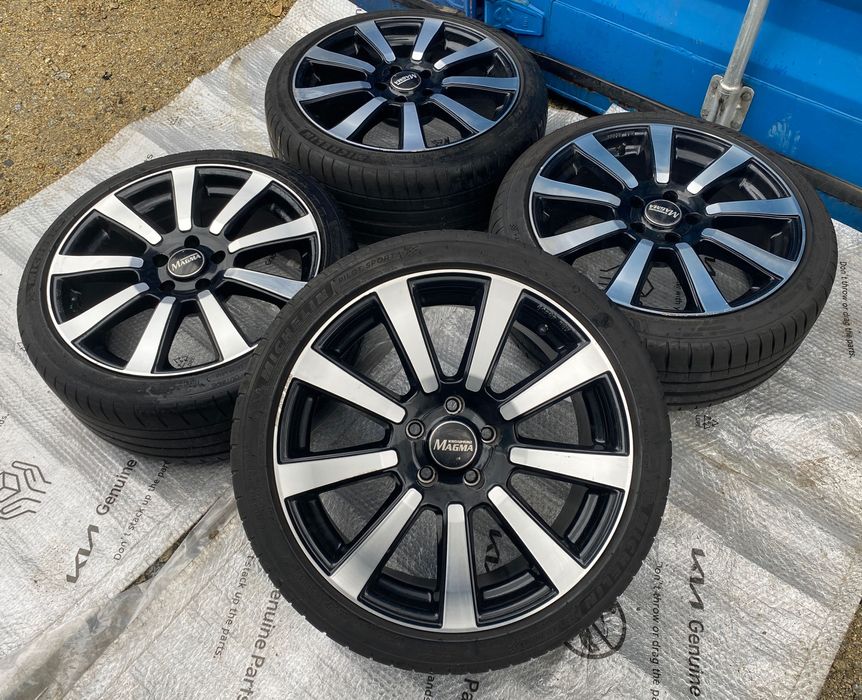 Felgi Aluminiowe VW AUDI Skoda 5x112 ET42 8x18” Czarne POLERKA idealne