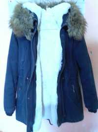 Куртка парка жіноча зимова з підкладкою із штучного хутра