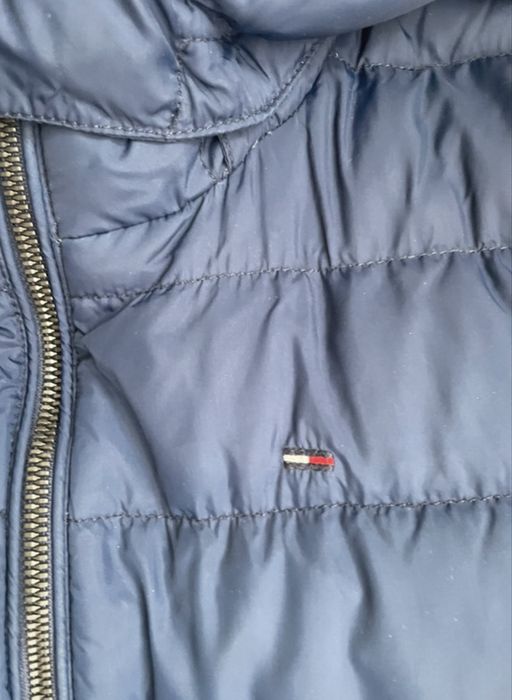 Plaszcz puchowy Tommy hilfiger granatowy roz m