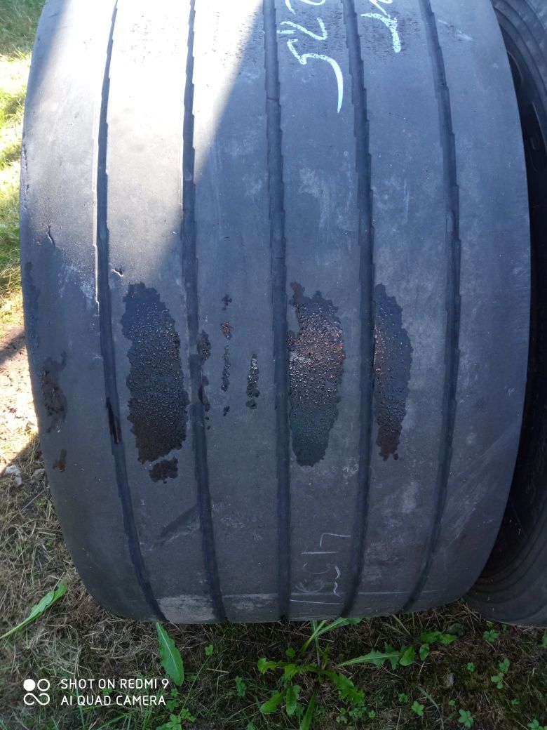 455/40R22.5 Dunlop opony używane rolnicze, para